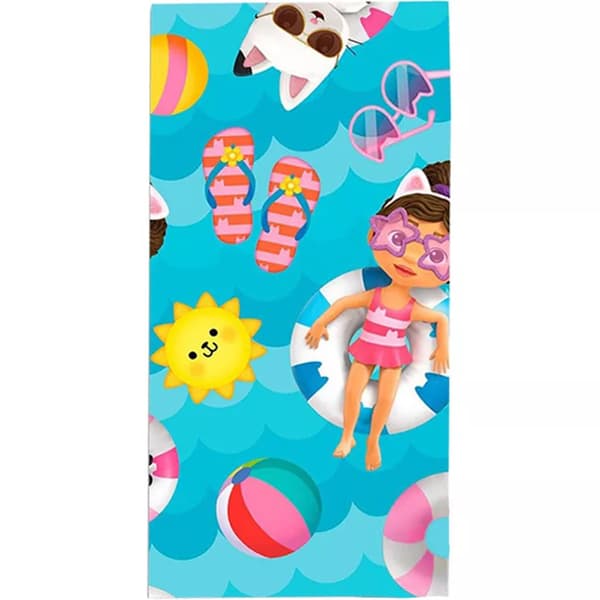 Gabby's Dockhus Barnhandduk 70 x 140 cm Badhandduk för Strand