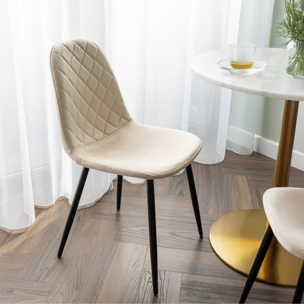 Orlando Velvet beige fløjlsstol
