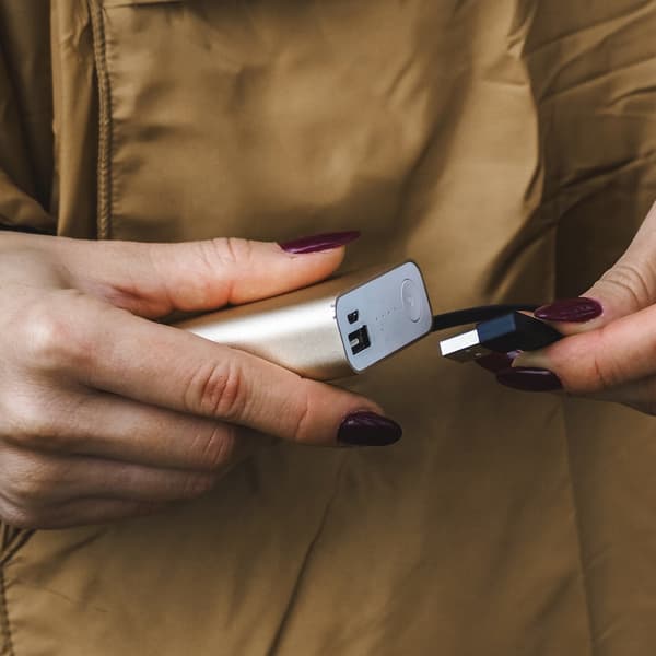 OFFLANDER Tunn campingponcho med värmare champagne