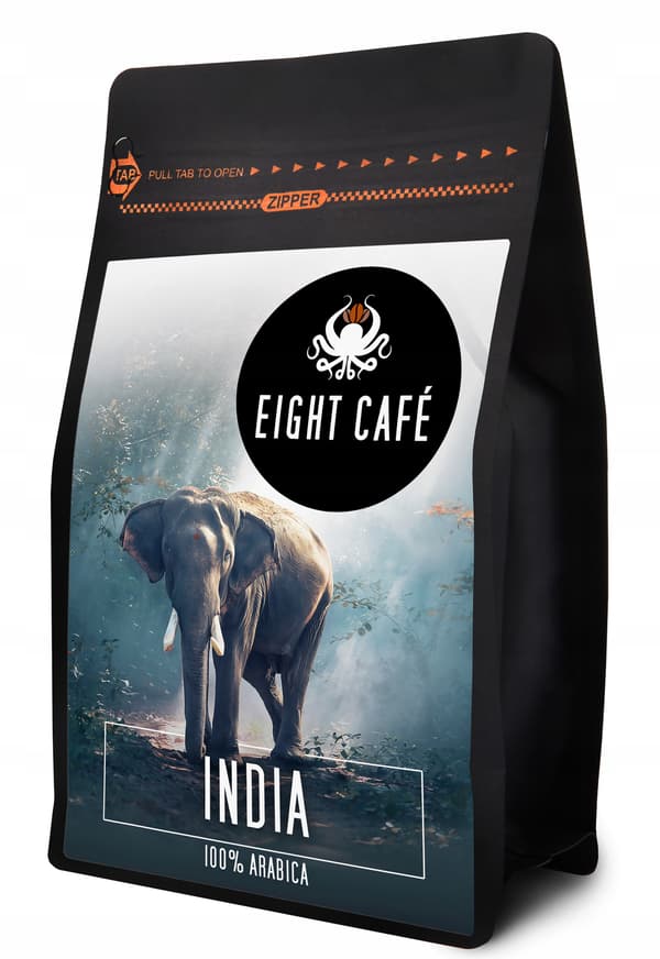 Friskristede kaffebønner 100% Arabica Indien 500g Til Espressomaskine
