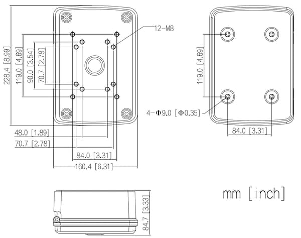 DAHUA PFA126 KAMERABRACKET