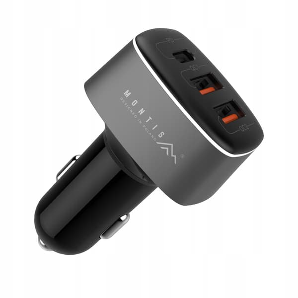 KRAFTIG HURTIG BILOPLADER TIL SMARTPHONE 56W PD QC3 3A 12V