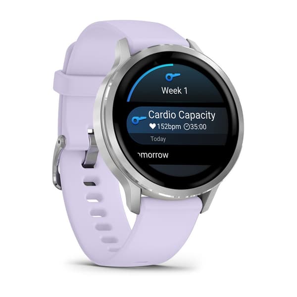 Garmin Venu 4 41 mm grå silver Periwinkle smartklocka