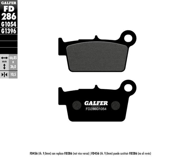 GALFER JARRUPALAT KH367 PUOLIMETALLISET
