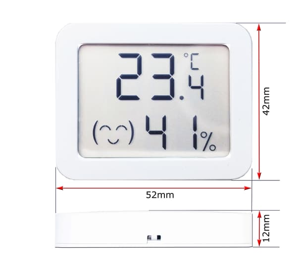 Den mindste Zigbee Tuya LCD temperatur- og fugtighedssensor #Eksport