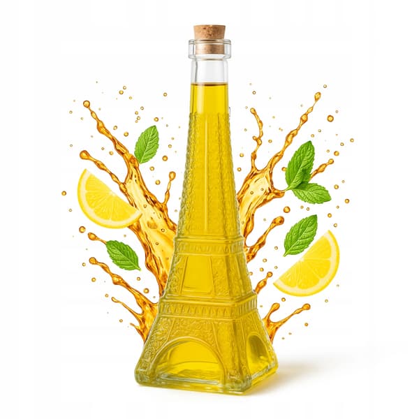 5x Paris Tower glasbeholder 350ml til alkohol vin gaveflasker