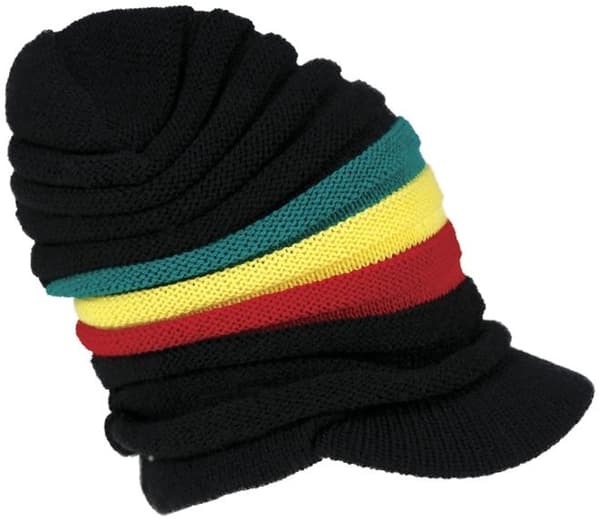 Rastakeppi musta värillinen reggae Jamaican karnevaaliasu pallo