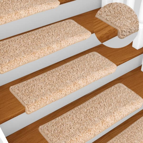 vidaXL Trappsteg, 15 st, 65x21x4 cm, Guld