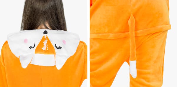 Kostym Onesie Räv - M