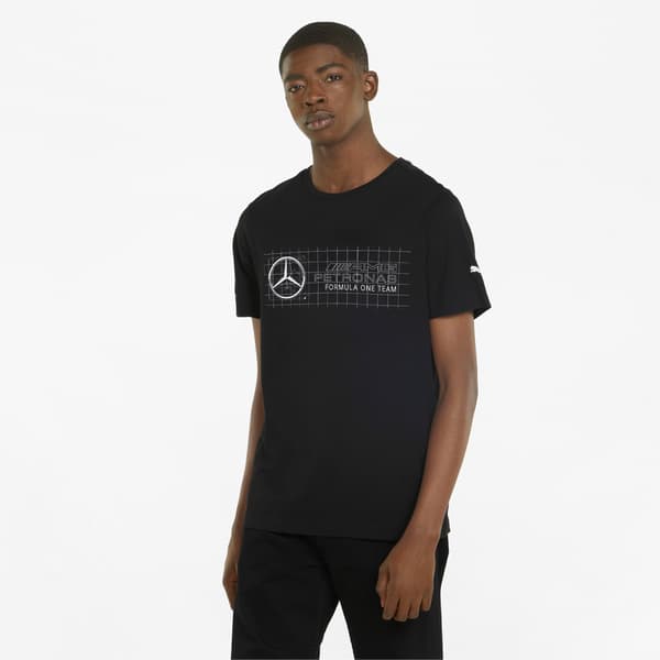Puma MAPF1 AOP LOGO herre t-shirt sort 53369301 r S
