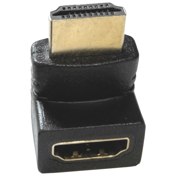 Vinklet HDMI-adapter 90° hun - HDMI han adapter spids 270°