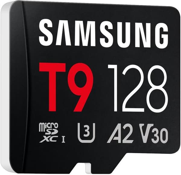 SAMSUNG T9 microSDXC UHS-I 128GB sort hukommelseskort