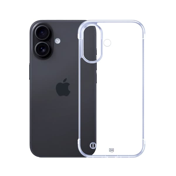 Apple iPhone 16 Plus - 3mk Just20g Gennemsigtigt Etui