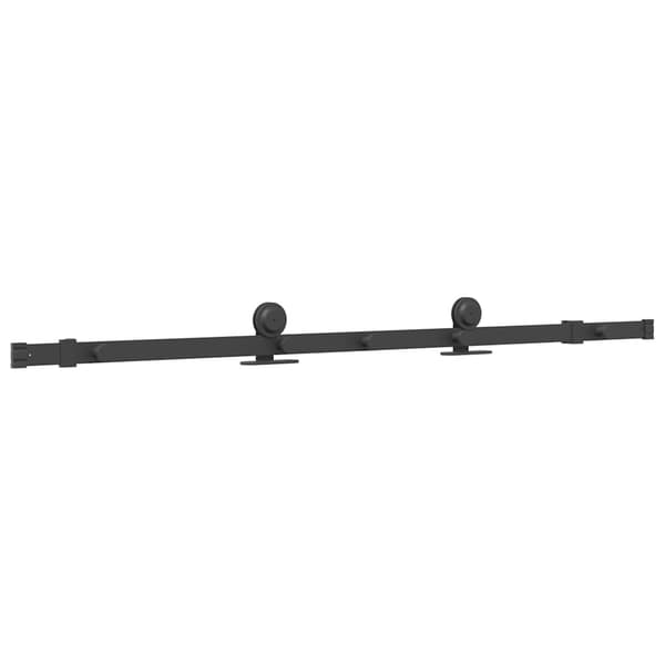 vidaXL monteringssystem til skydedør 152,5 cm stål sort