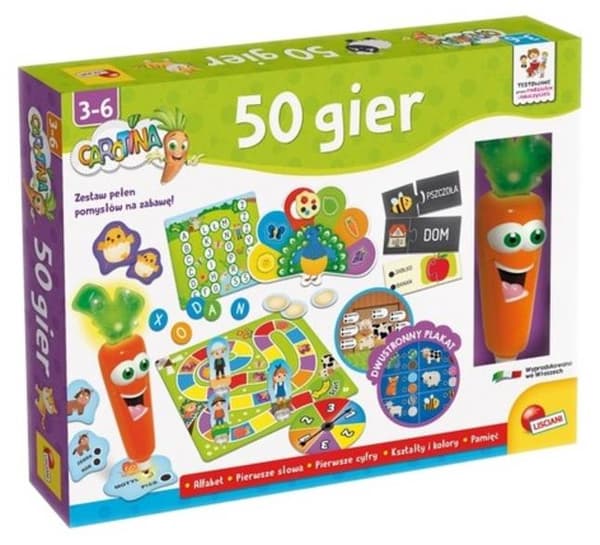 LISCIANI GIOCHI Carotina festspil 50 spil
