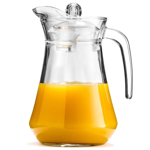Lasikannu kannella 1,4 l