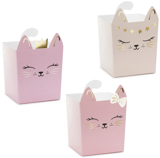 KITTY Födelsedagssnacksförpackningar 3 st.