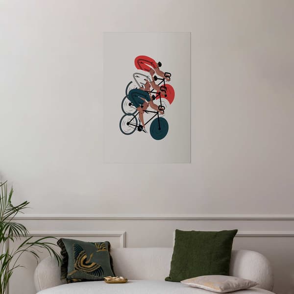 Plakat - Pastelbeige eng