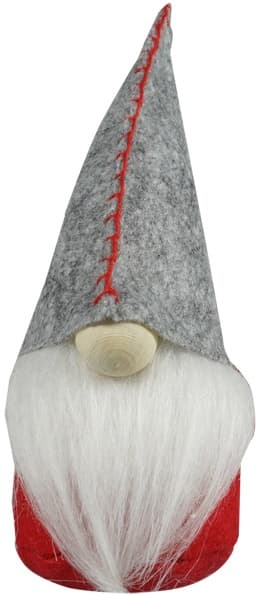 Dekorativ pyssling med filtjulmössa 14 cm