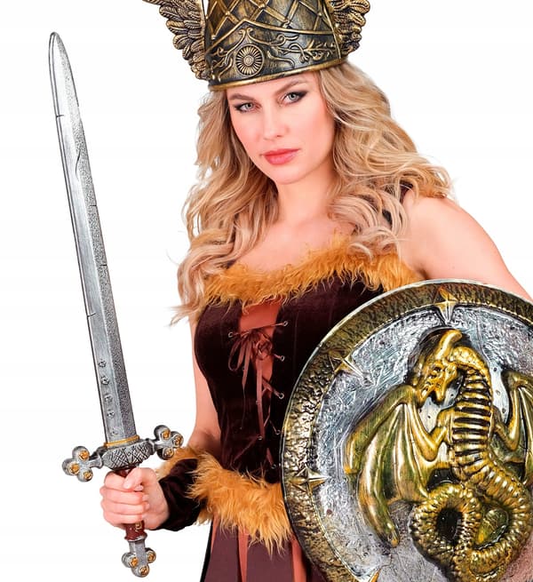 Middelalderlig KONGELIG SVÆRD Kongevåben Kriger Hersker Gladiator 72cm