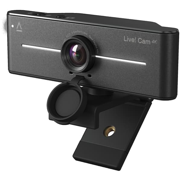 Kreativ 4K UHD svart webbkamera