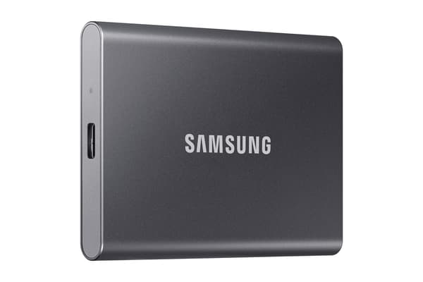 Samsung SSD T7 kannettava 2 Tt harmaa ulkoinen kovalevy, USB Type-C