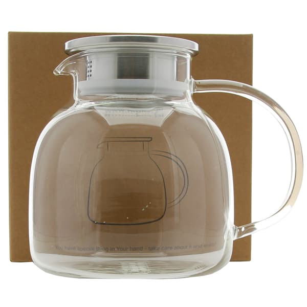 GLASKANDE TIL VAND, JUICE, TE, KAFFE, VARM 1,2L
