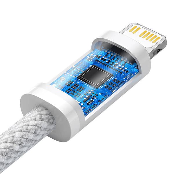 Baseus Dynamic Series USB-C - Lightning -kaapeli, 20W, 2m (valkoinen)