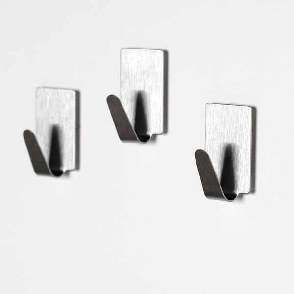 Selvklæbende stålkrog 1,8 x 2,5 cm