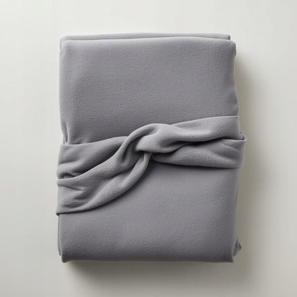 Thermosoft fleece lakan - Grå 160x200