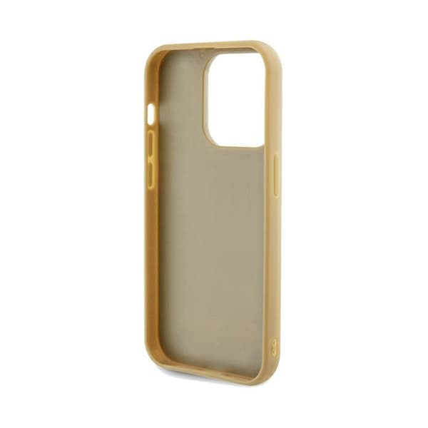 Guess Disco Metal Script - iPhone 14 Pro Max -suojakuori (kulta)