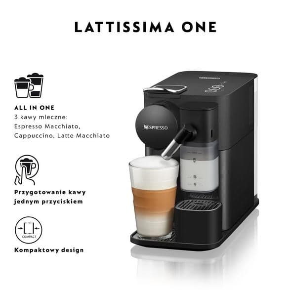 Espresso De'LONGHI-NESPRESSO EN510.B Lattissima One