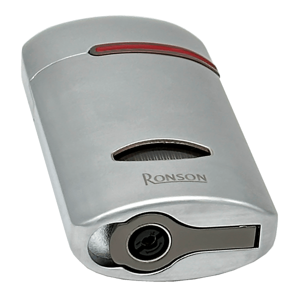 RONSON FEN SILVER 3 JET-tändare med cigarrstans, jet