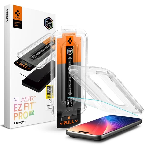 Spigen Glas.TR EZ Fit Pro Hærdet Glas til iPhone 16 Pro Max / 17 Pro Max