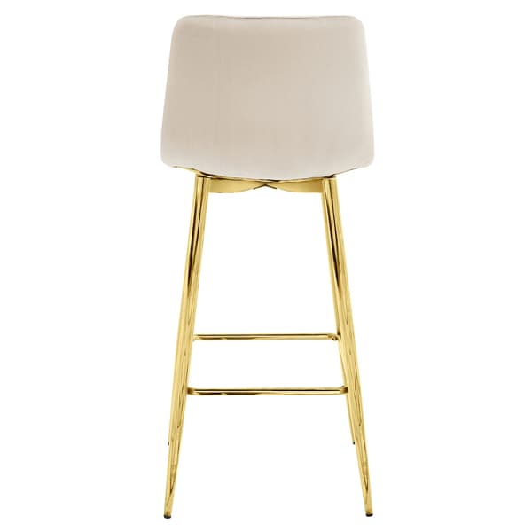 NADO pall - beige sammet / GYLLENE ben x 2