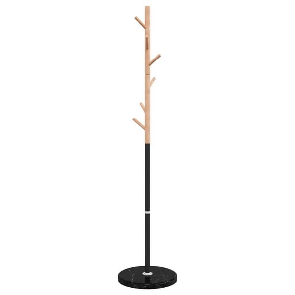 vidaXL stående knagerække sort 172 cm malet jern