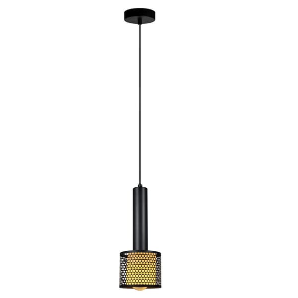 HÆNGELAMPE AMO 1 E27 SORT LYS PRESTIGE LP-0702/1P BK