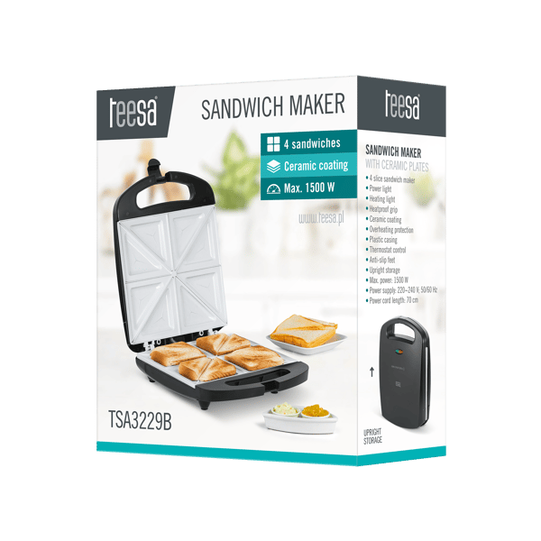 Sandwichgrill Teesa 1500W