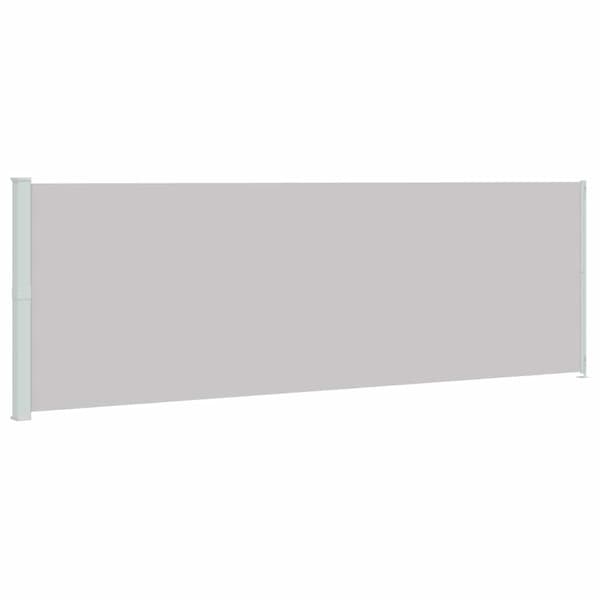 vidaXL Utfällbar sidomarkis för uteplats 200x600 cm grå