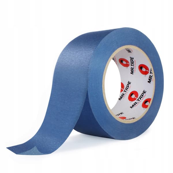 Stark blå maskeringstejp 48mm 50M papper UV30 billig