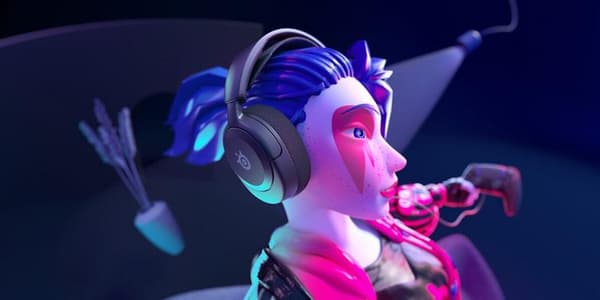 SteelSeries Arctis Nova 1P Svarta Hörlurar