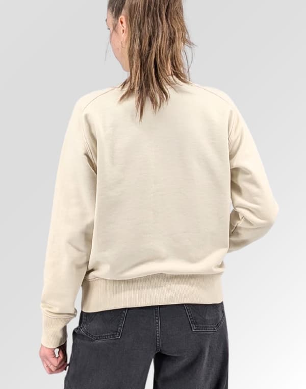 Lee Raglan Crew raglandtröja i bomull för dam med broderi och logga S