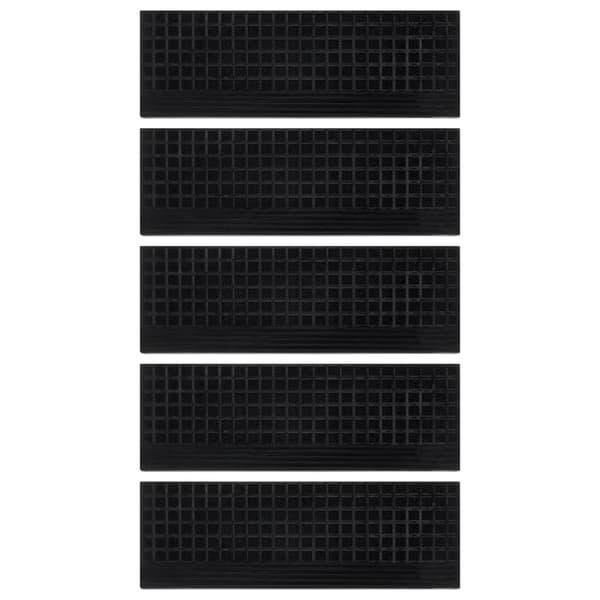 vidaXL trappetrin, 5 stk., 25x75 cm, gummi