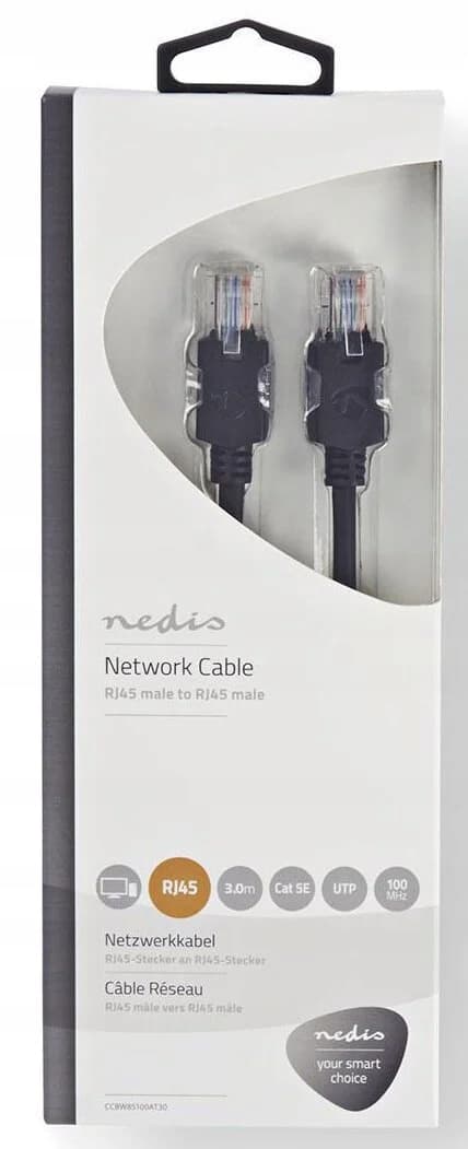 RJ-45 - RJ-45 NEDIS-kabel 3 m