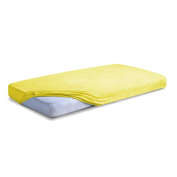 Frottélakan med resår PREMIUM 70x140x10 Gul