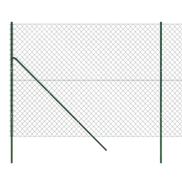 vidaXL Nätstängsel, Grönt, 1,4x10 m