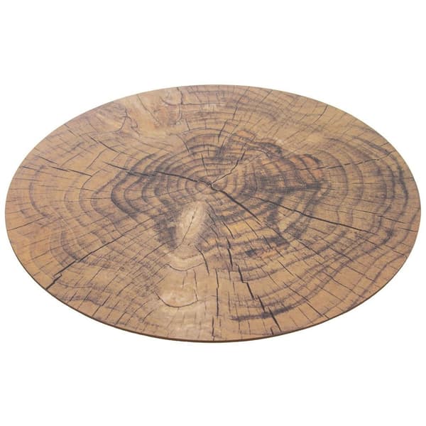 Rund korkmåtte, træ, 38 cm