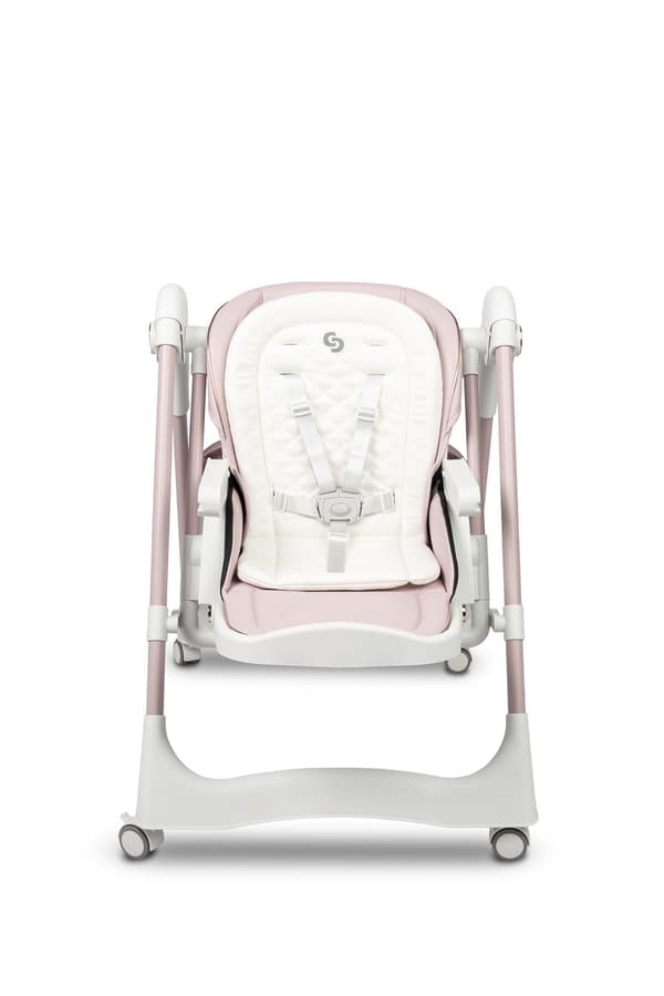 Højstol til madning NESTO pink