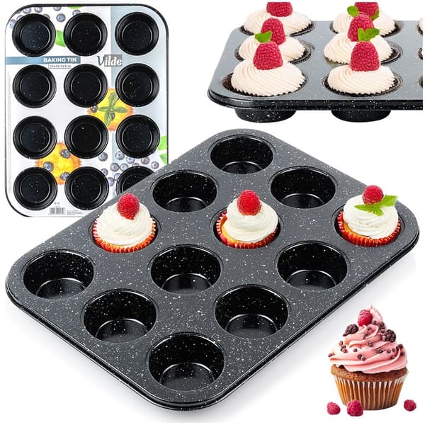 Granit muffinform 35x26,5 cm