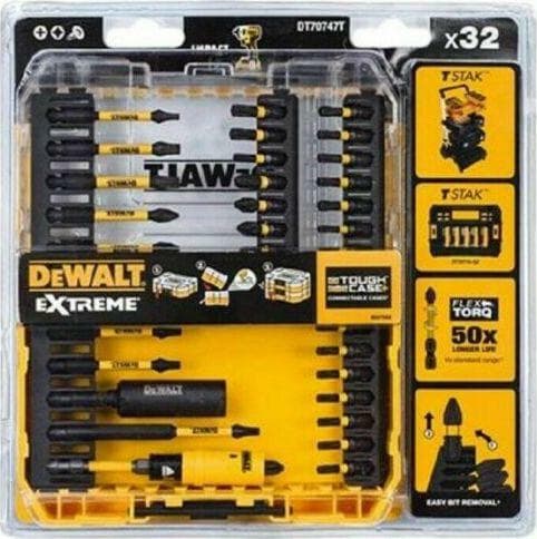 DEWALT FLEXTORQ BITSÆT 32 dele